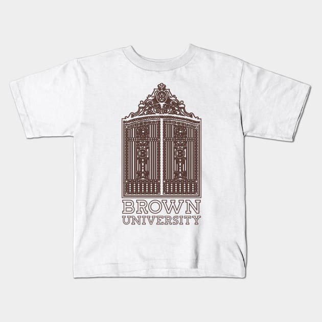 Brown University Kids T-Shirt by MiloAndOtis